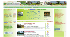 Desktop Screenshot of campingplatze.cz